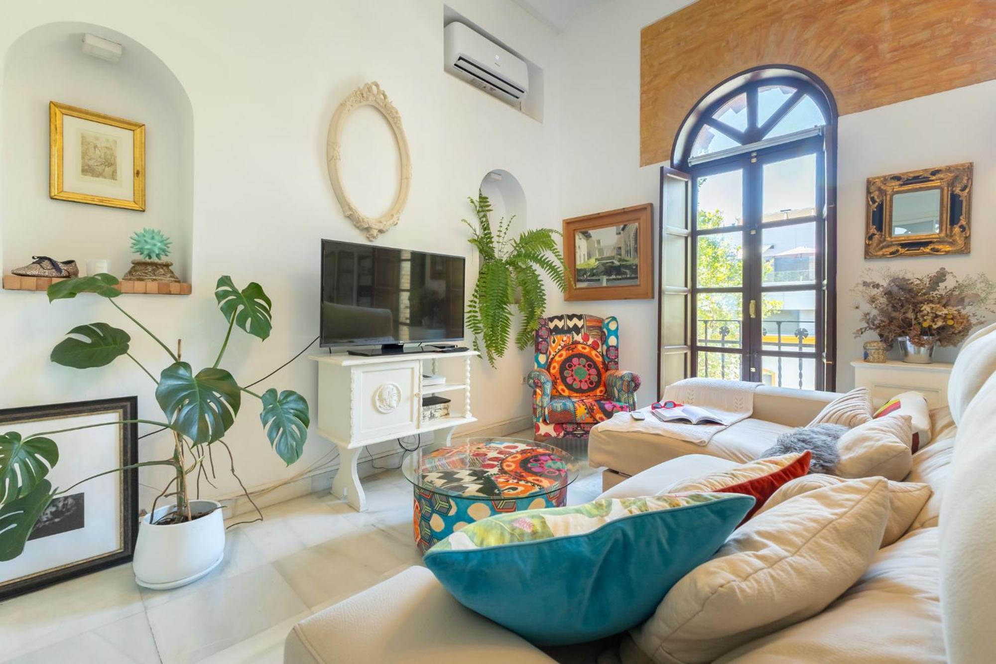 Charming 2 Bedroom Boutique Triplex Apartment With Private Terrace At Seville City Center By Ocityzen Exterior foto