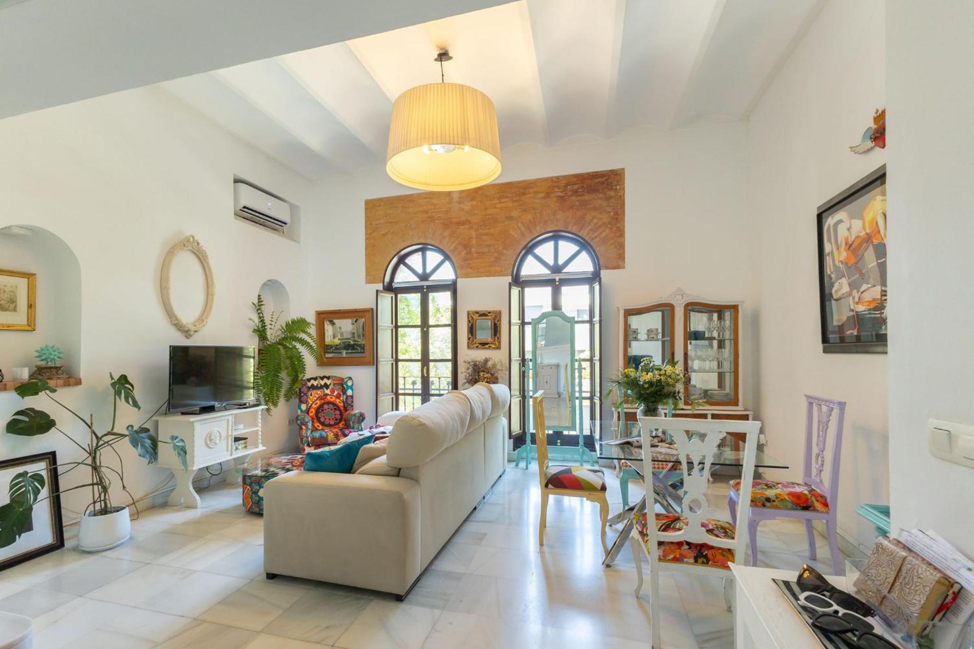 Charming 2 Bedroom Boutique Triplex Apartment With Private Terrace At Seville City Center By Ocityzen Exterior foto